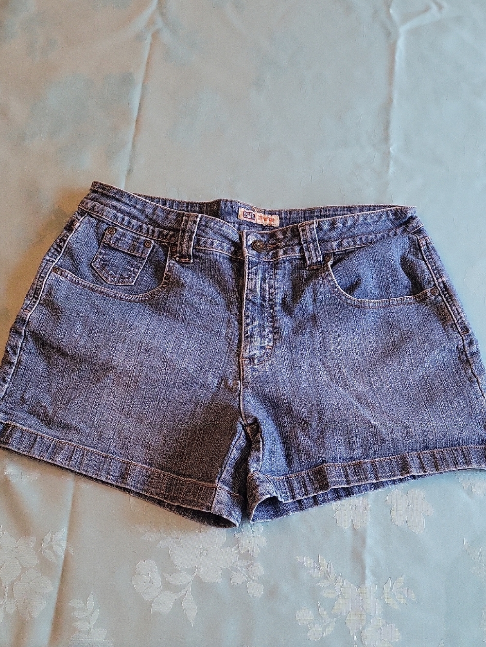 Faded Glory Blue Denim Jean Shorts